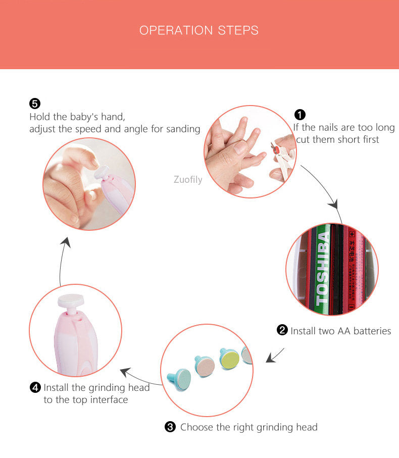 Baby Nail Trimmer  Safe and Effective Electric